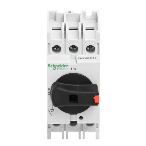 Schneider Electric VLS3P063R1 Disconnect switch, TeSys VLS, body switch, 60A, 30HP at 480VAC, UL508, three phase, 5kA SCCR, size 1, DIN rail mount — Switches & Modular Apparatus