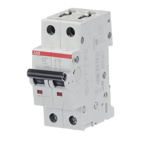 ABB 2CDS252001R0041 S202-D4 Miniature Circuit Breaker - 2P - D - 4 A — Power Supply
